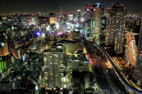 Вид на Токио