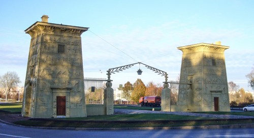 The Egyptian Gates at Tsarskoye Selo