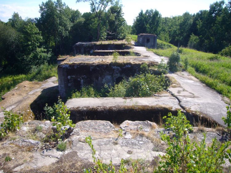 Schantz fort in Kronstadt - mortar battery